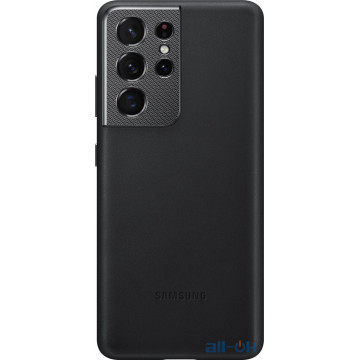 Чохол Samsung Leather Cover для Samsung Galaxy S21 Ultra (EF-VG998LBEGRU) Black
